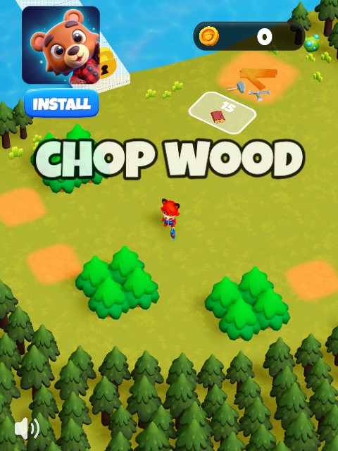 Animal Valley · Chop Wood